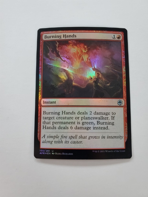 Burning Hands (Foil)