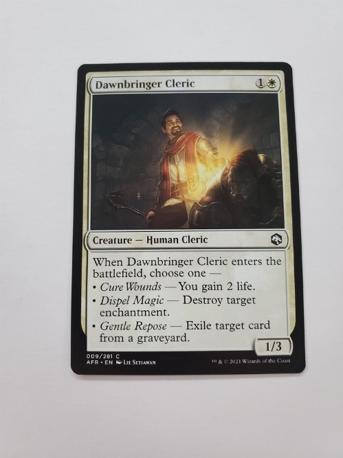Dawnbringer Cleric