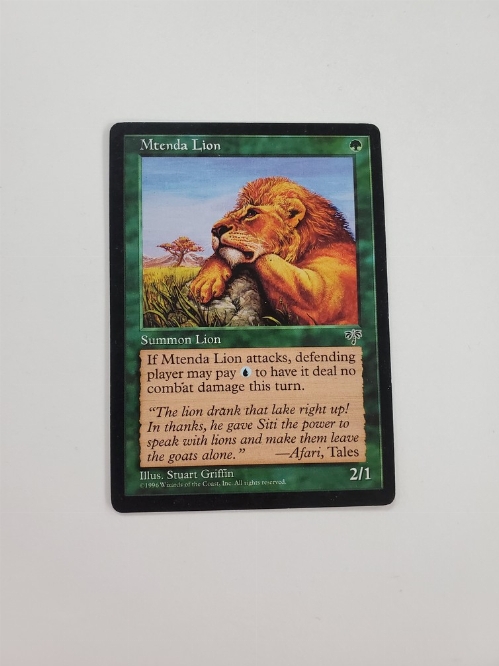 Mtenda Lion