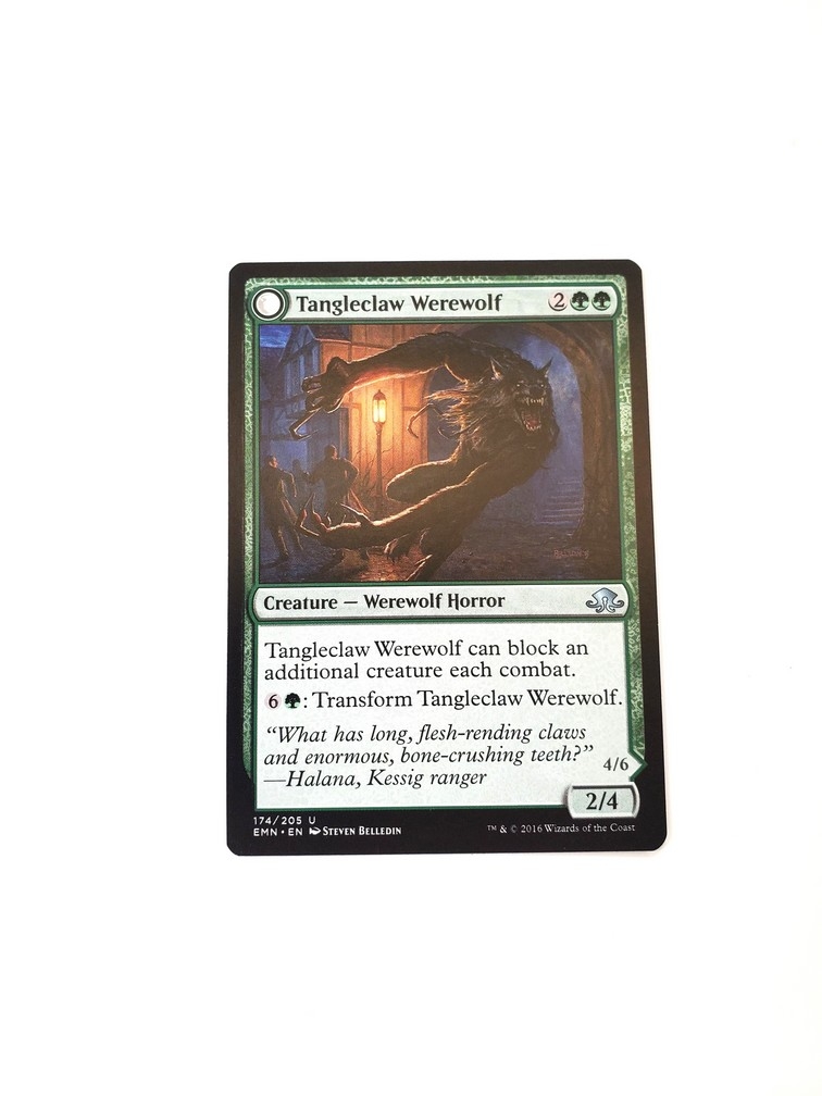 Tangleclaw Werewolf // Fibrous Entangler
