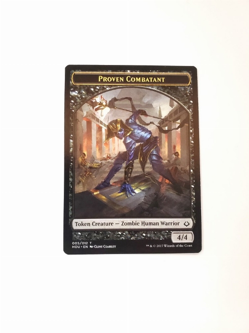 Proven Combatant // Zombie - Double-Sided Token