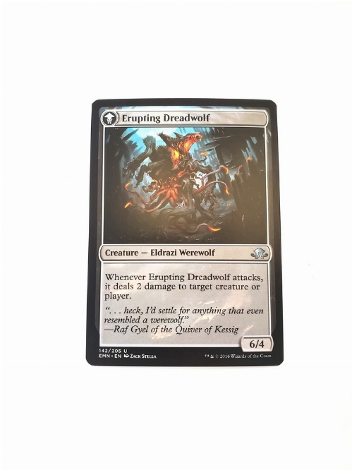 Smoldering Werewolf // Erupting Dreadwolf