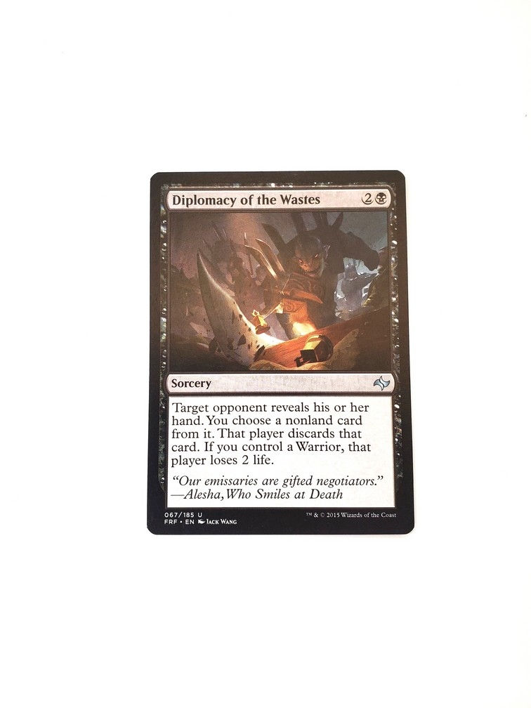 Diplomacy of the Wastes