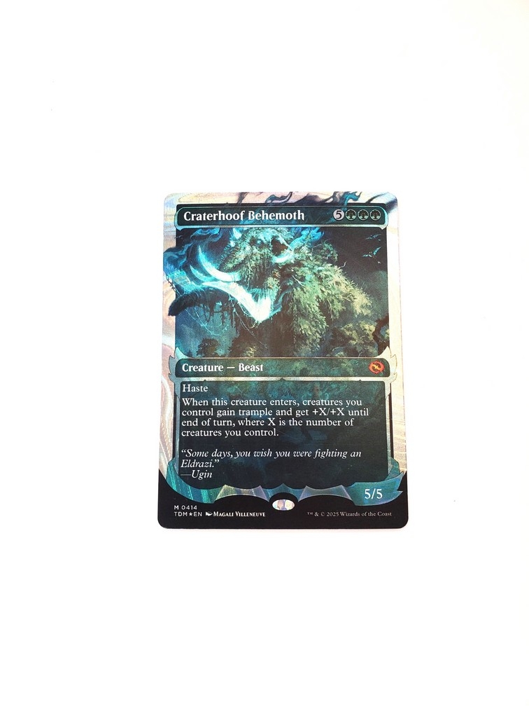 Craterhoof Behemoth (Showcase) (Halo Foil)