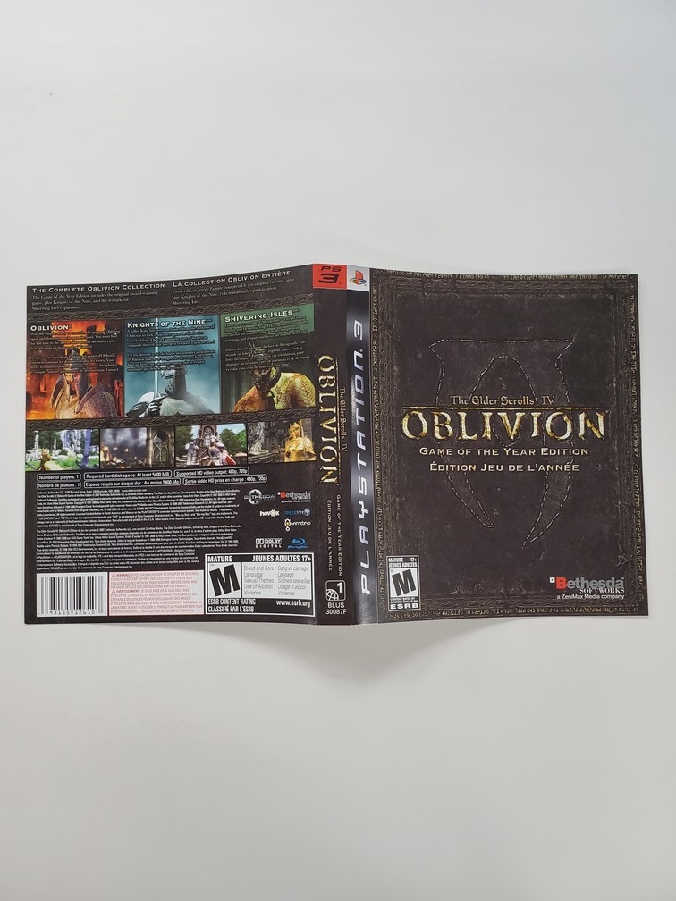 Elder Scrolls IV: Oblivion, The (Game of the Year Edition) (B)