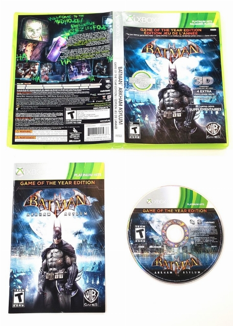 Batman: Arkham Asylum [Game of the Year Edition] [Platinum Hits] (CIB)