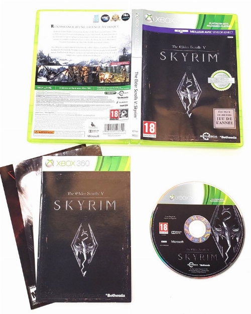 Elder Scrolls V: Skyrim, The (Platinum Hits) (Version Francaise) (CIB)