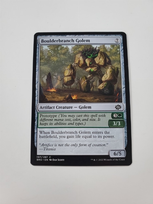 Boulderbranch Golem