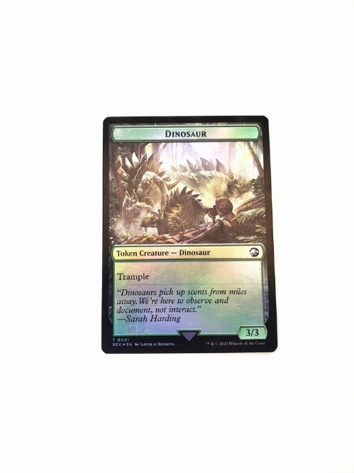 Map Token // Dinosaur Token - Double-Sided Token (Foil)