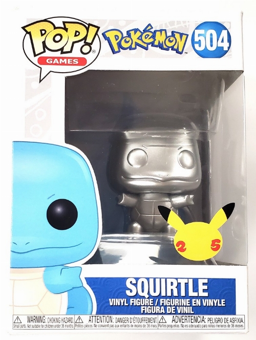 Pokémon - Squirtle (Silver Metallic) #504 (NEW)