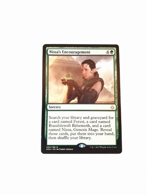 Nissa's Encouragement