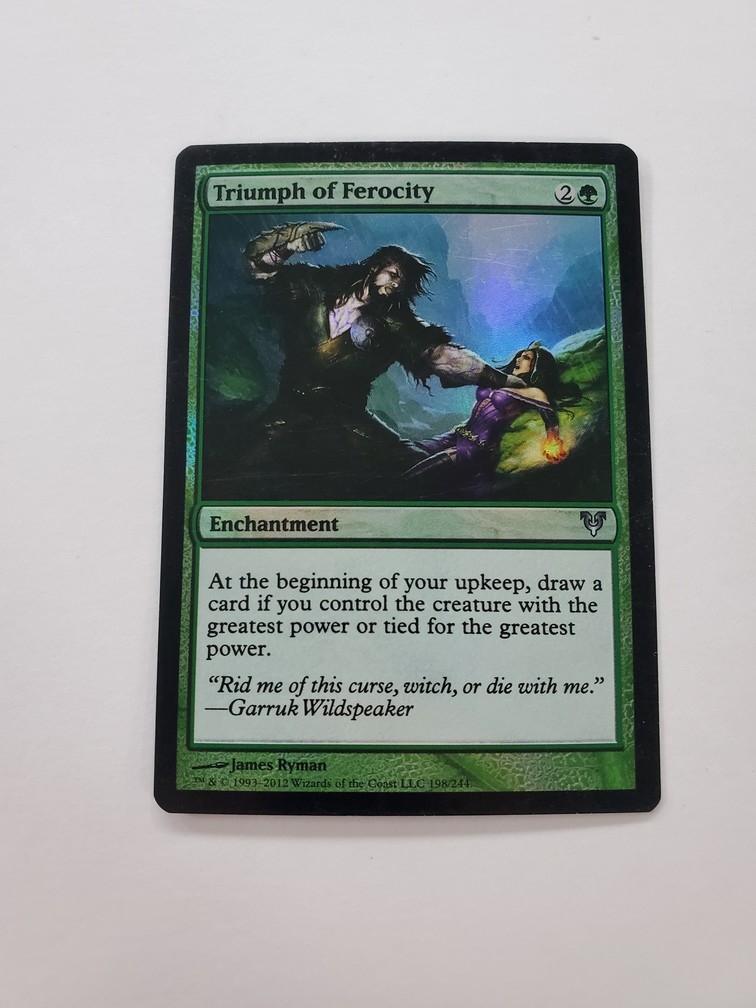 Triumph of Ferocity (Foil)