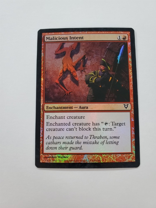 Malicious Intent (Foil)