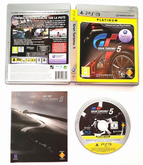 Gran Turismo 5 (Platinum) (Version Européenne) (CIB)