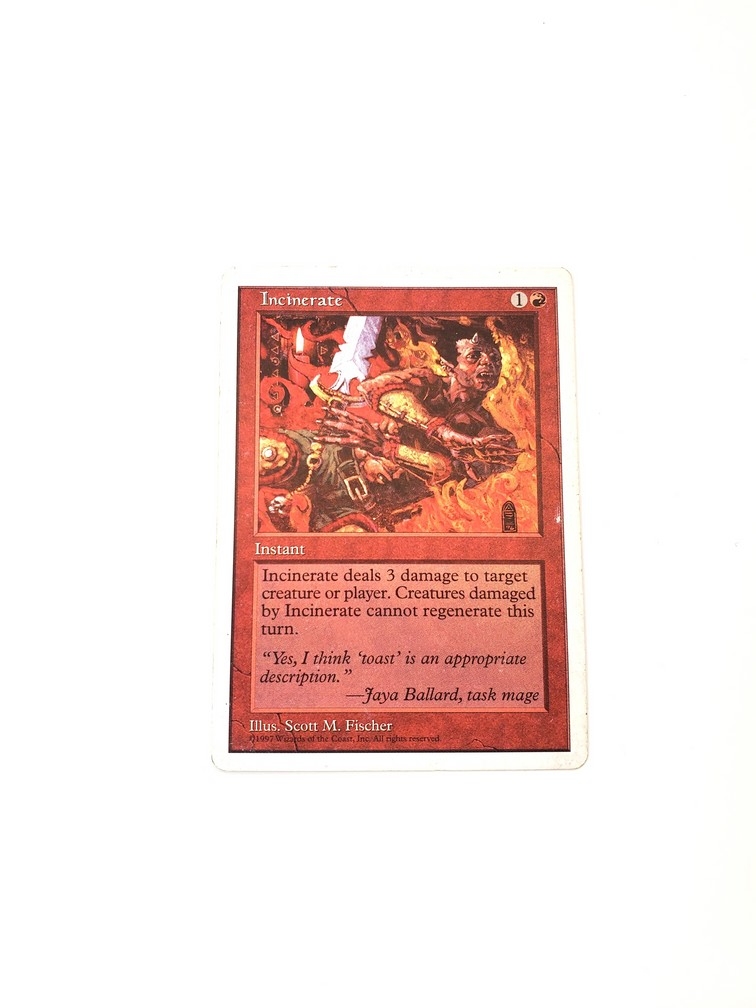 Incinerate