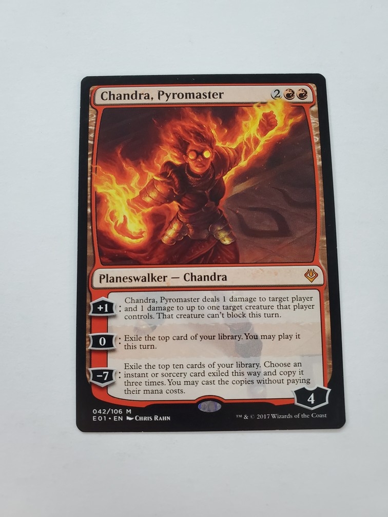 Chandra, Pyromaster