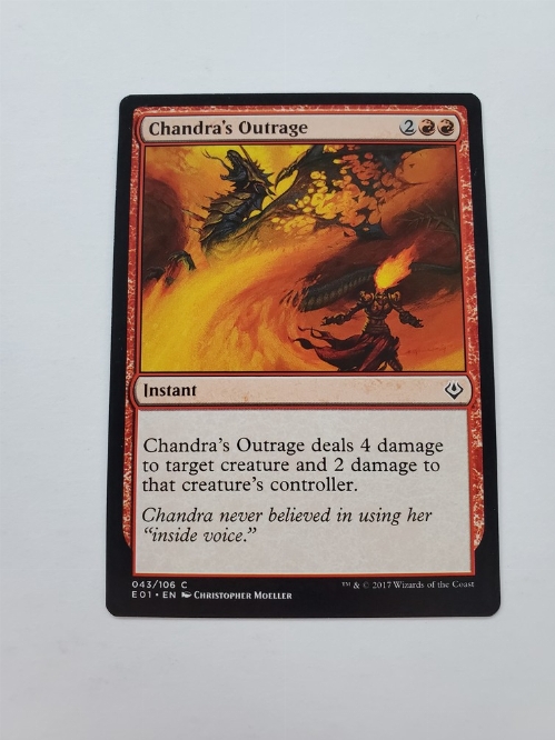 Chandra's Outrage