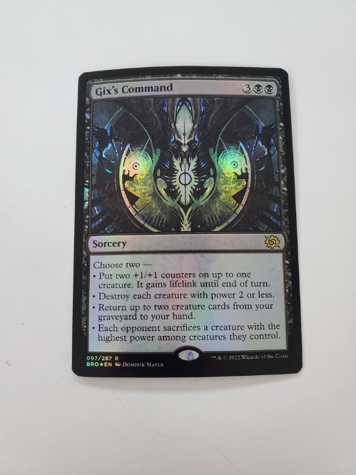 Gix's Command (Foil)