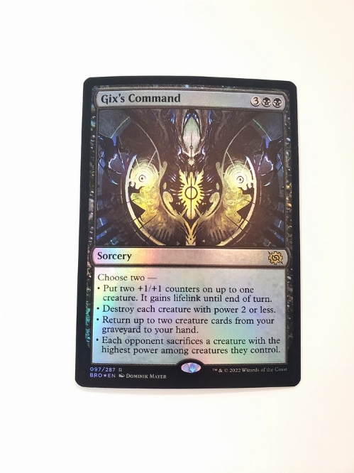 Gix's Command (Foil)