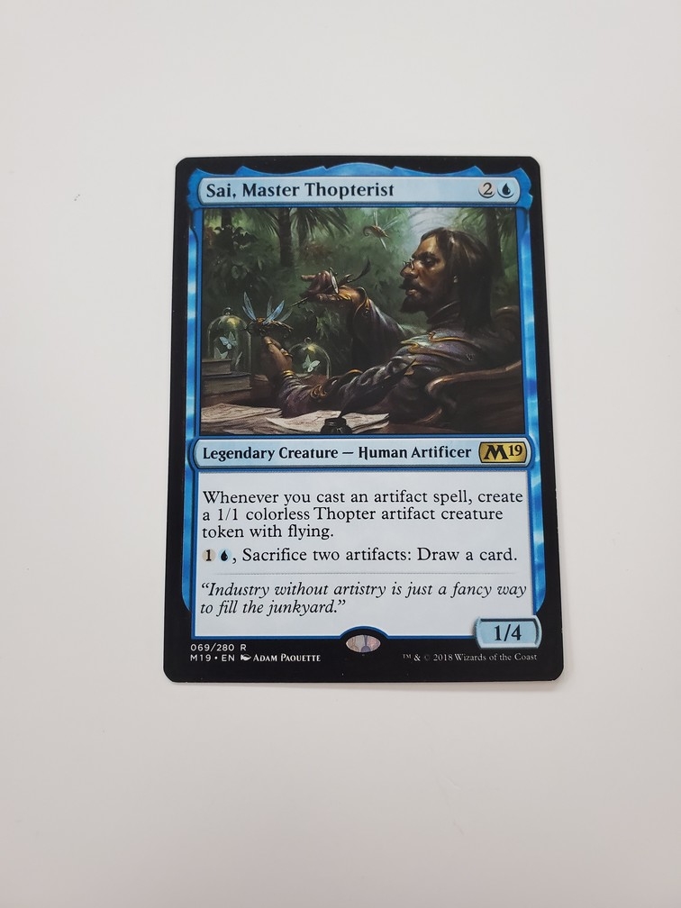 Sai, Master Thopterist
