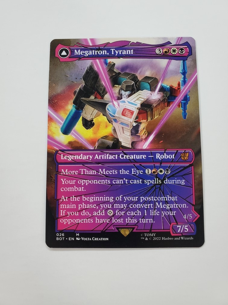Megatron, Tyrant // Megatron, Destructive Force (Shattered Glass)
