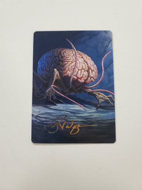 Intellect Devourer - Art Card (Gold-Stamped Signature)