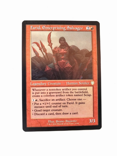 Farid, Enterprising Salvager (Retro Frame)