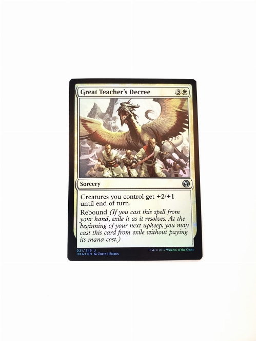Great Teacher's Decree (Foil)