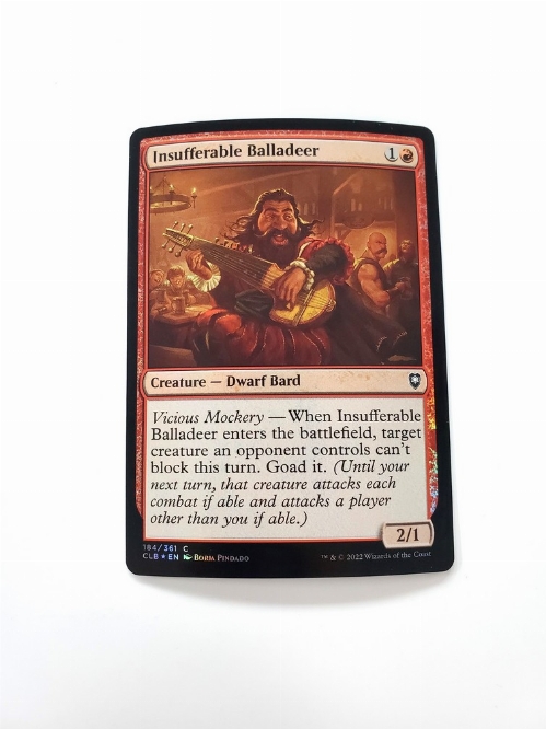 Insufferable Balladeer (Foil)