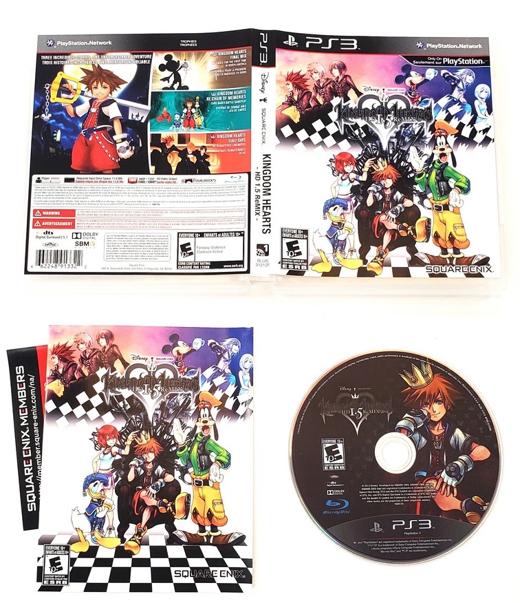 Kingdom Hearts: HD 1.5 Remix (CIB)