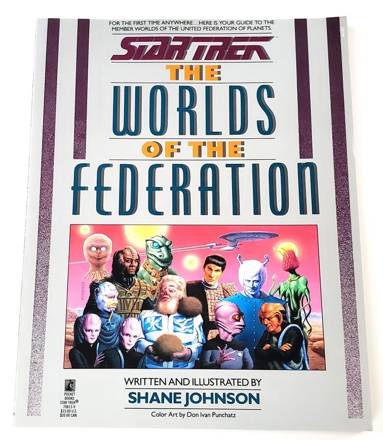 Star Trek: The Worlds of the Federation (Anglais)