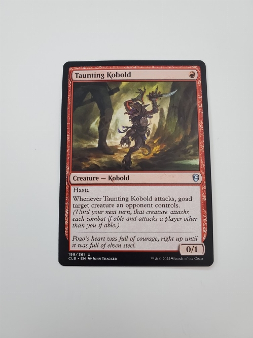 Taunting Kobold