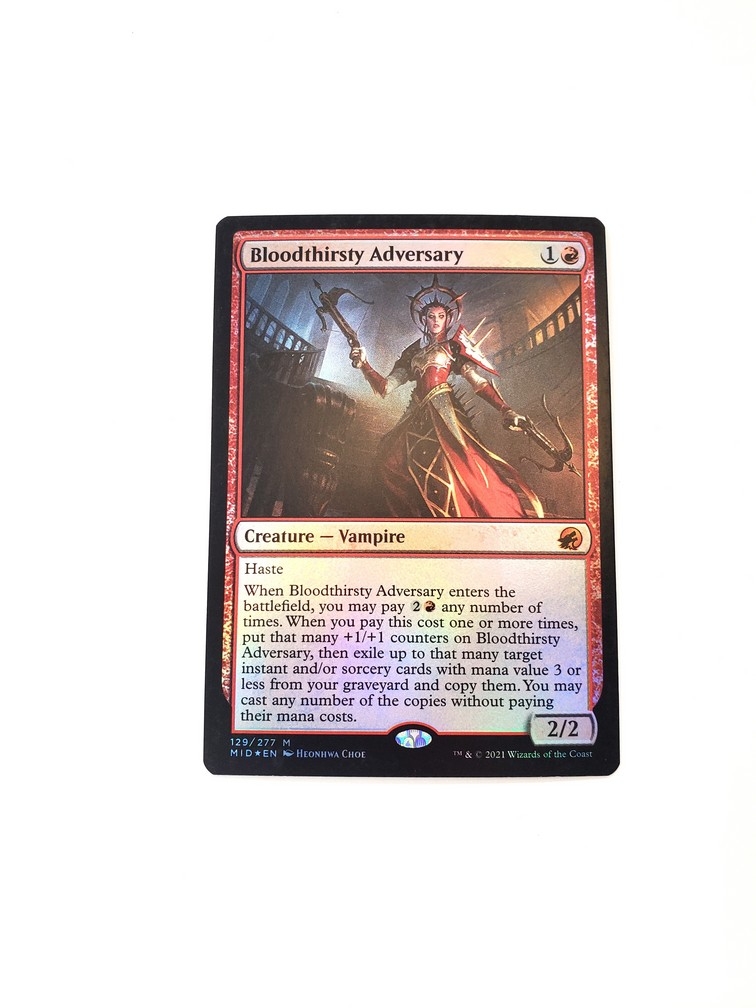 Bloodthirsty Adversary (Foil)