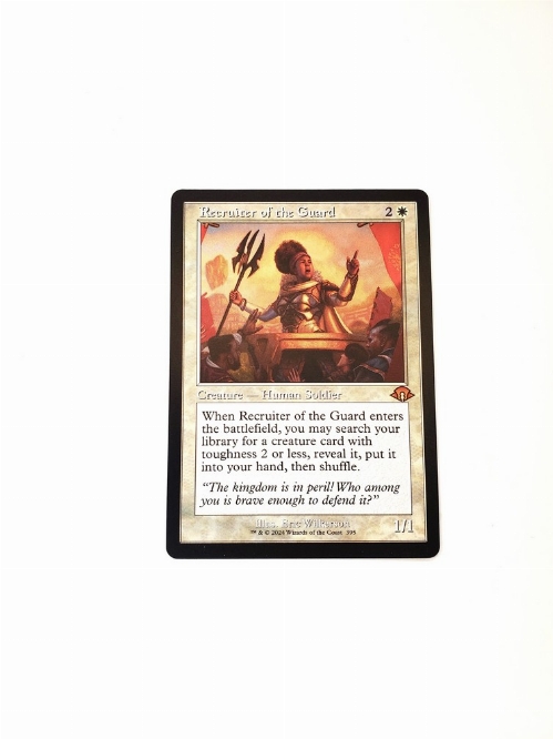 Recruiter of the Guard (Retro Frame)