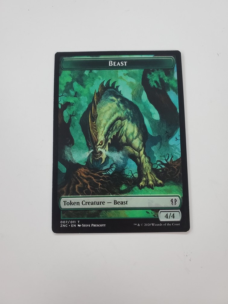 Beast // Saproling - Double-Sided Token