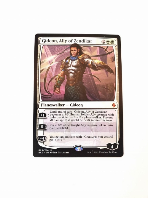Gideon, Ally of Zendikar