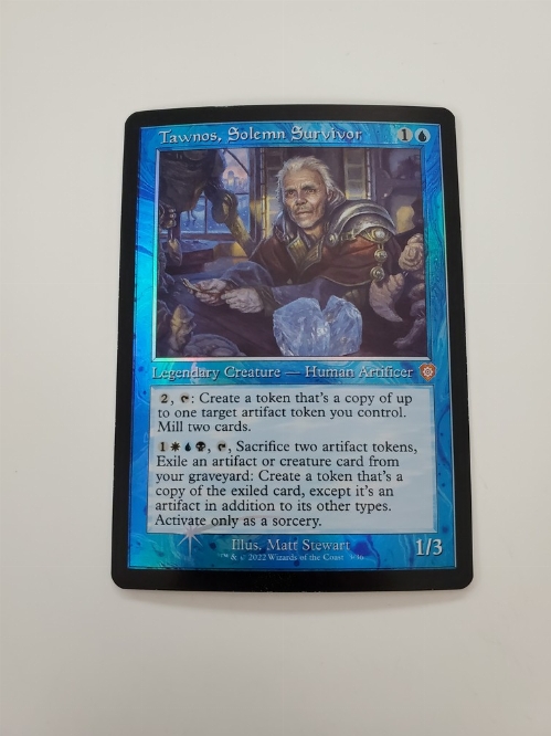 Tawnos, Solemn Survivor (Retro Frame) (Foil)