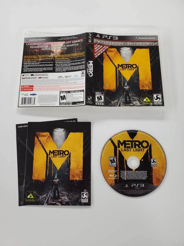Metro: Last Light (Limited Edition) (CIB)