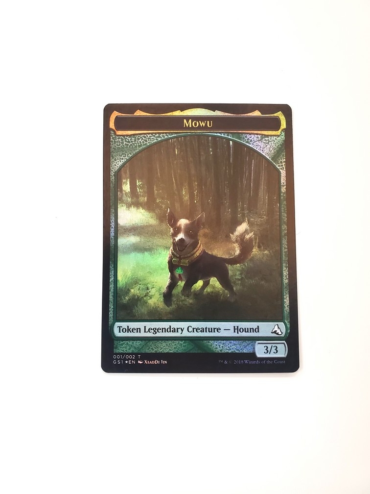 Mowu Token (001) // Mowu Token (002) - Double-Sided Token (Foil)