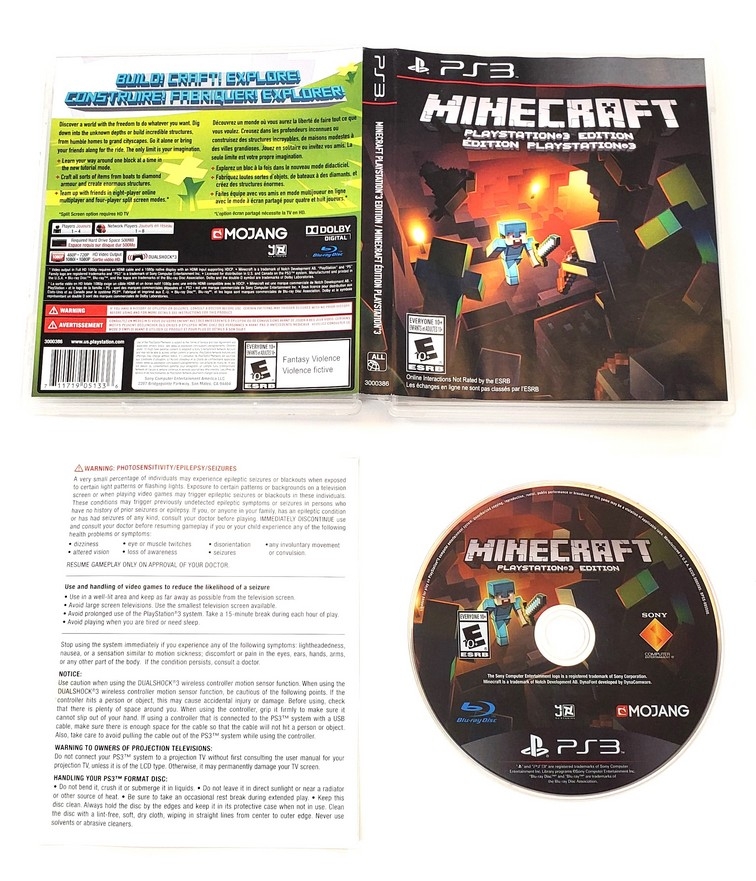 Minecraft (Playstation 3 Edition) (CIB)