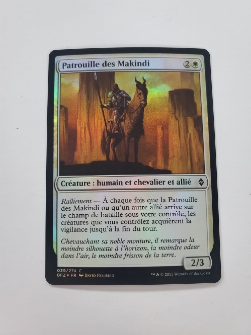 Makindi Patrol (Francaise) (Foil)