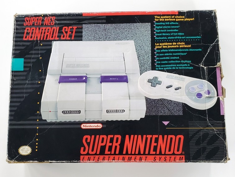 Super Nintendo SNES - Control Set (Model SNS-001) (CIB)
