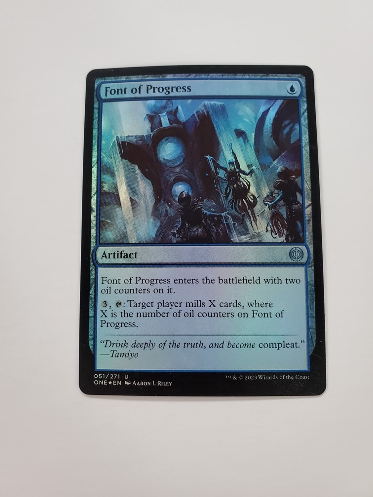 Font of Progress (Foil)