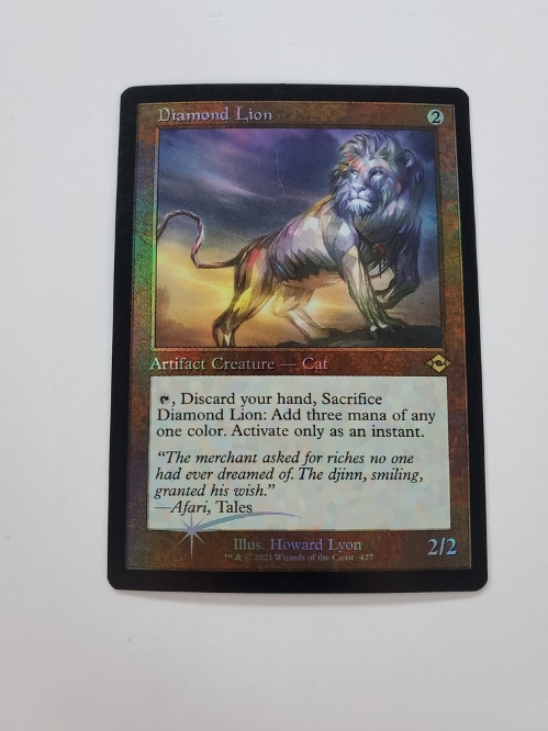 Diamond Lion - Retro Frame (Foil)