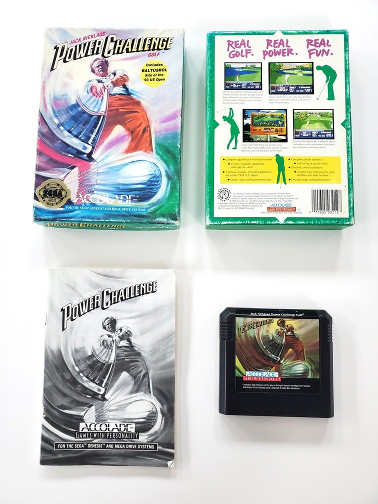 Jack Nicklaus: Power Challenge Golf (Cardboard) (CIB)