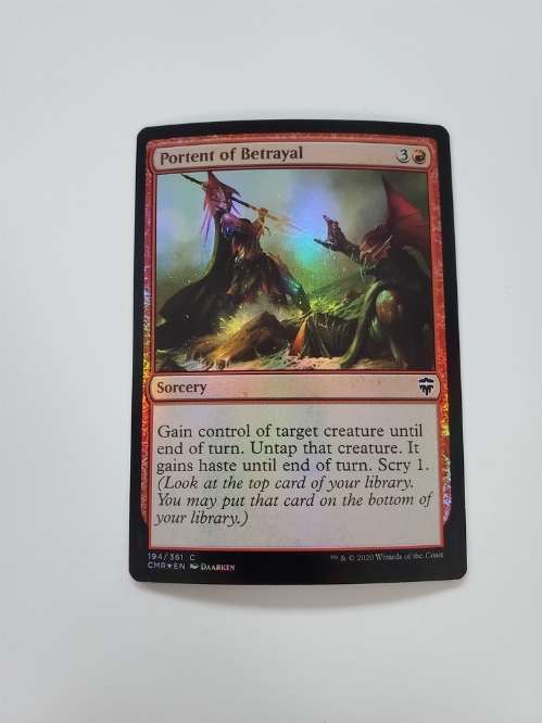 Portent of Betrayal (Foil)