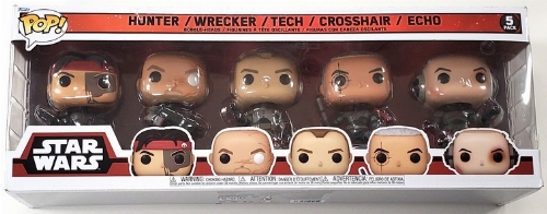 Star Wars - Hunter/Wrecker/Tech/Crosshair/Echo (5 Pack) (NEW)