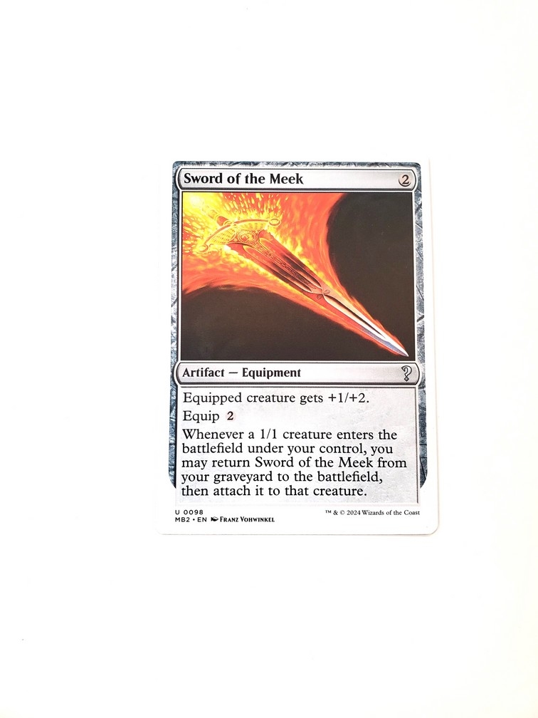 Sword of the Meek (White Border)