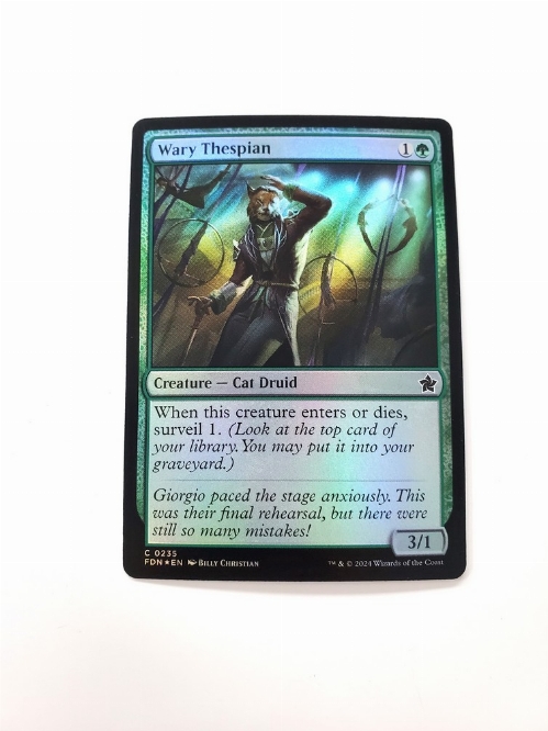 Wary Thespian (Foil)