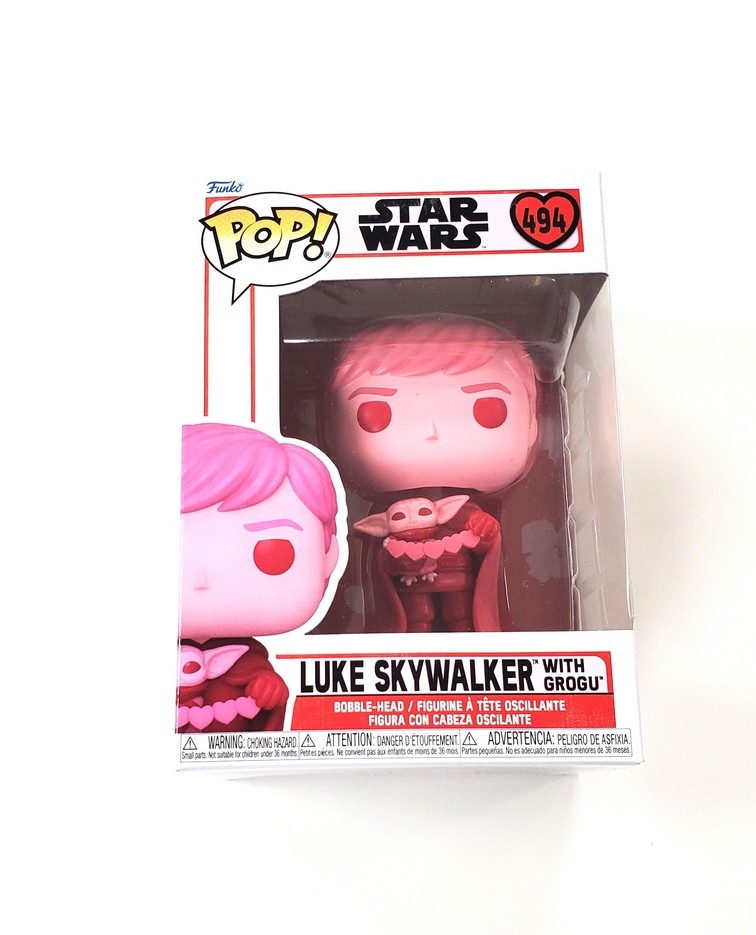 Luke Skywalker with Grogu (Pink) #494 (NEW)